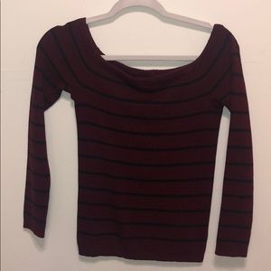 Off the shoulder sweater